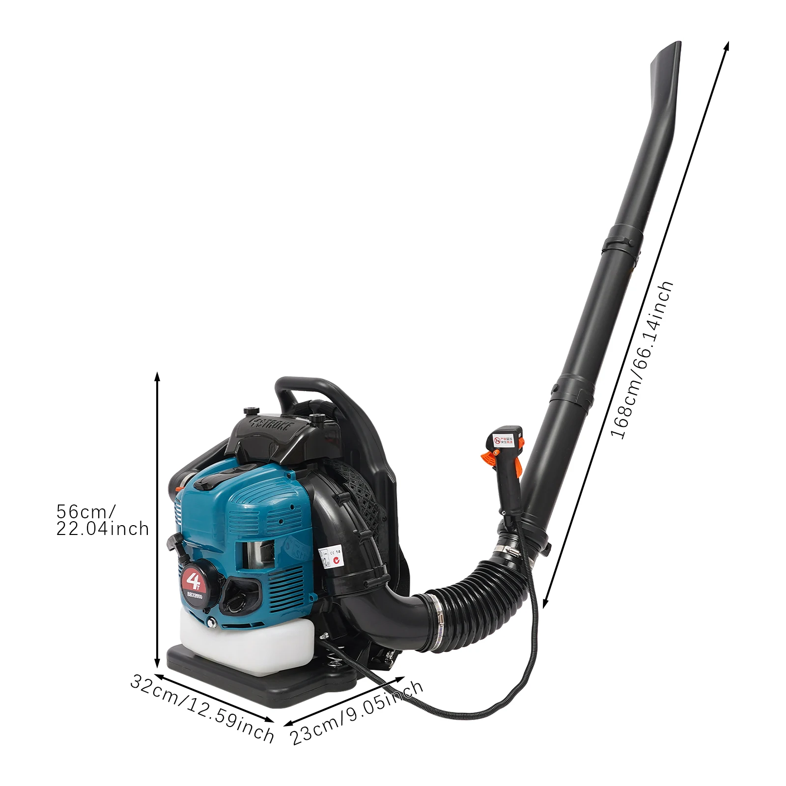 Power Tools Yard - Benzinli Sırt Tipi Yaprak Üfleyici 75.6