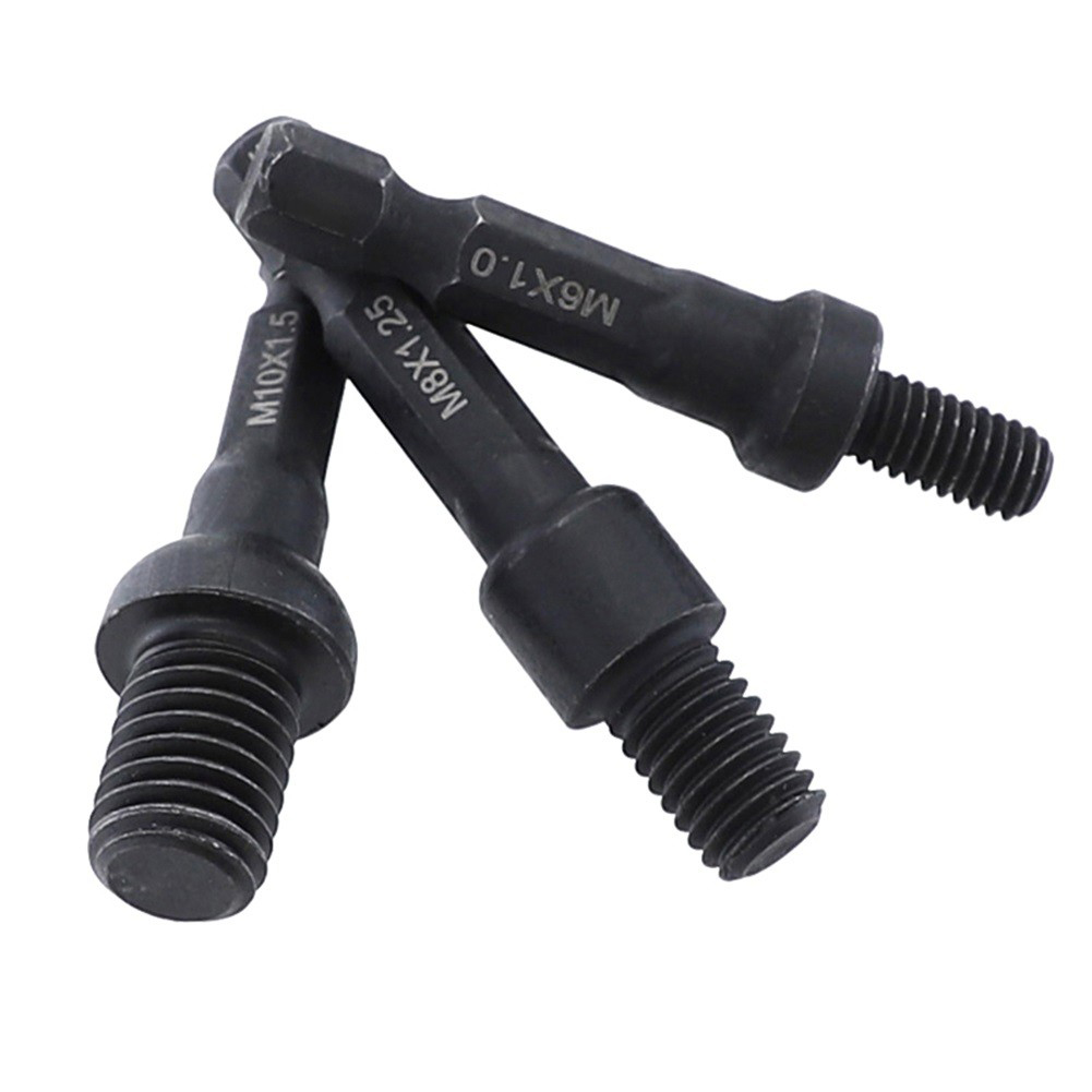 Einhell Power X Tools - 3 adet soket adaptörü M6/M8/M10 Cr-Mo
