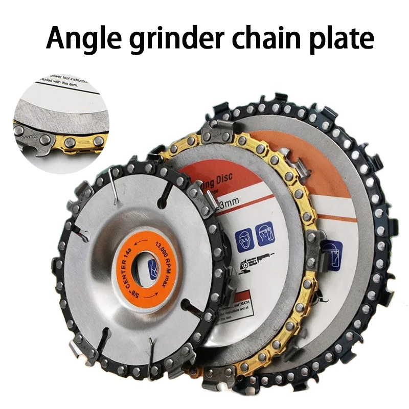 Angle Grinder 4.5 - 4/4.5/5 Inç Ahşap Oyma Disk Zincir