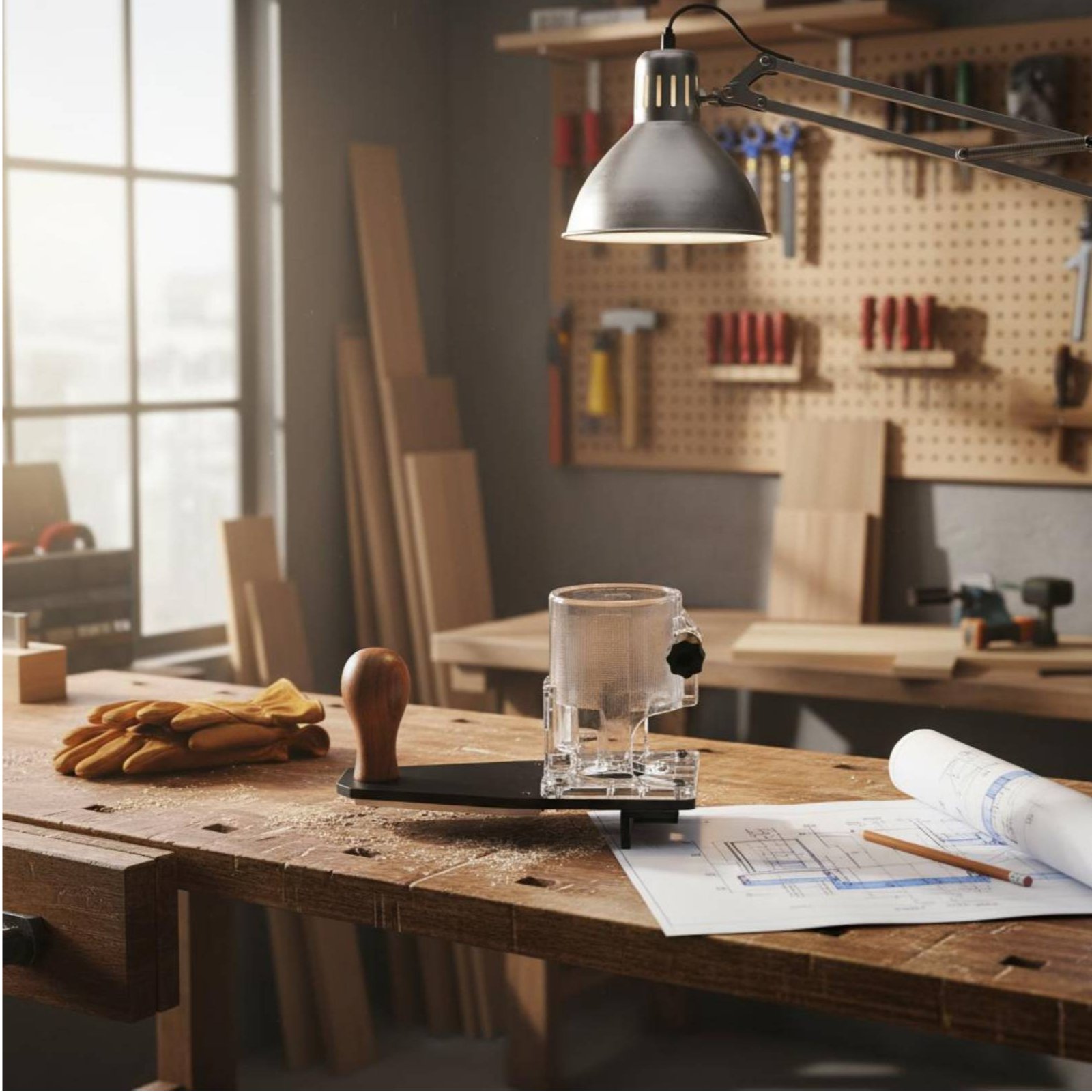 Power Tools Router - Kenar Kesme Tabanı Uzun Ömürlü Yapı