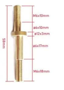 10 adet bakır mil 6*6*58MM, of - Power Tools Manufacturers In China incelemesi ve fiyatı