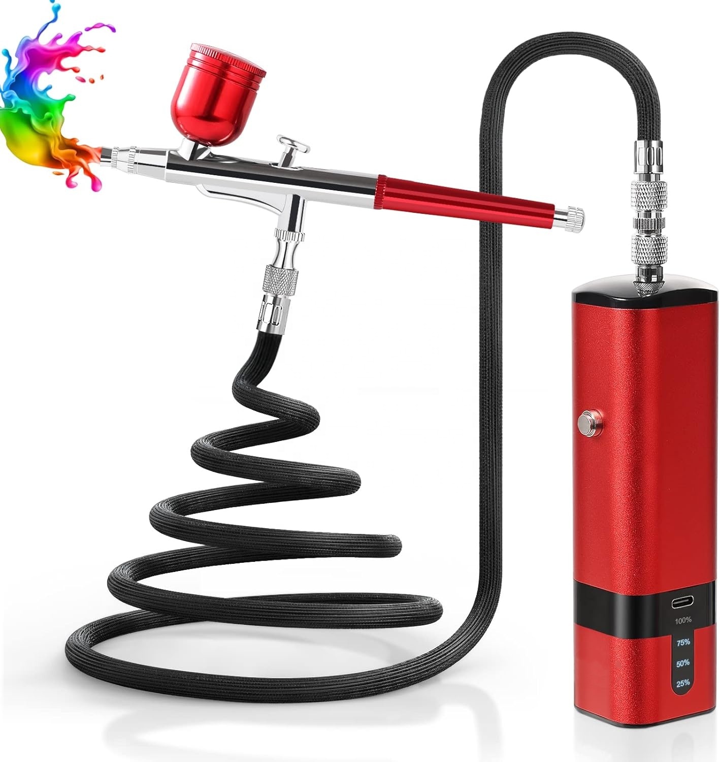 Kompresörlü Airbrush Seti, 32P - Air Compressor Mini incelemesi ve fiyatı